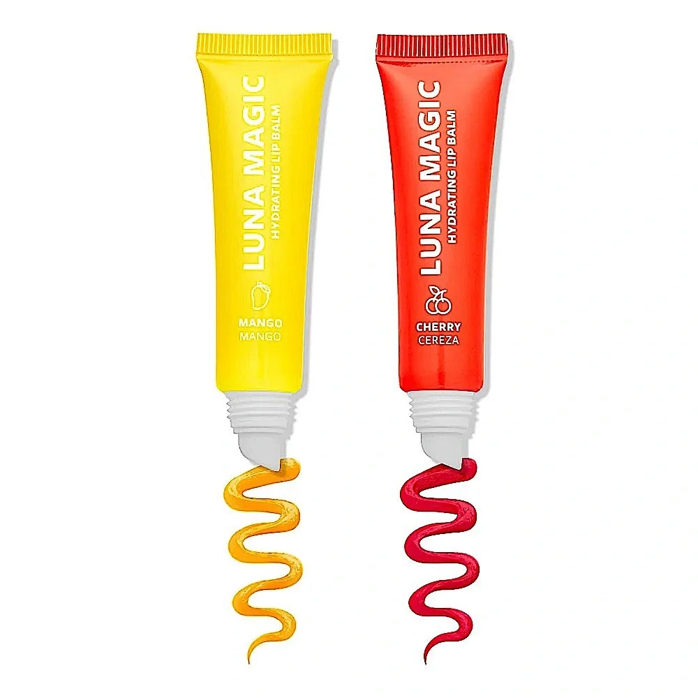 NIB: 2 in 1- Luna Magic Hydrating Lip Balm Duo- Mango 🥭 & Cherry 🍒!